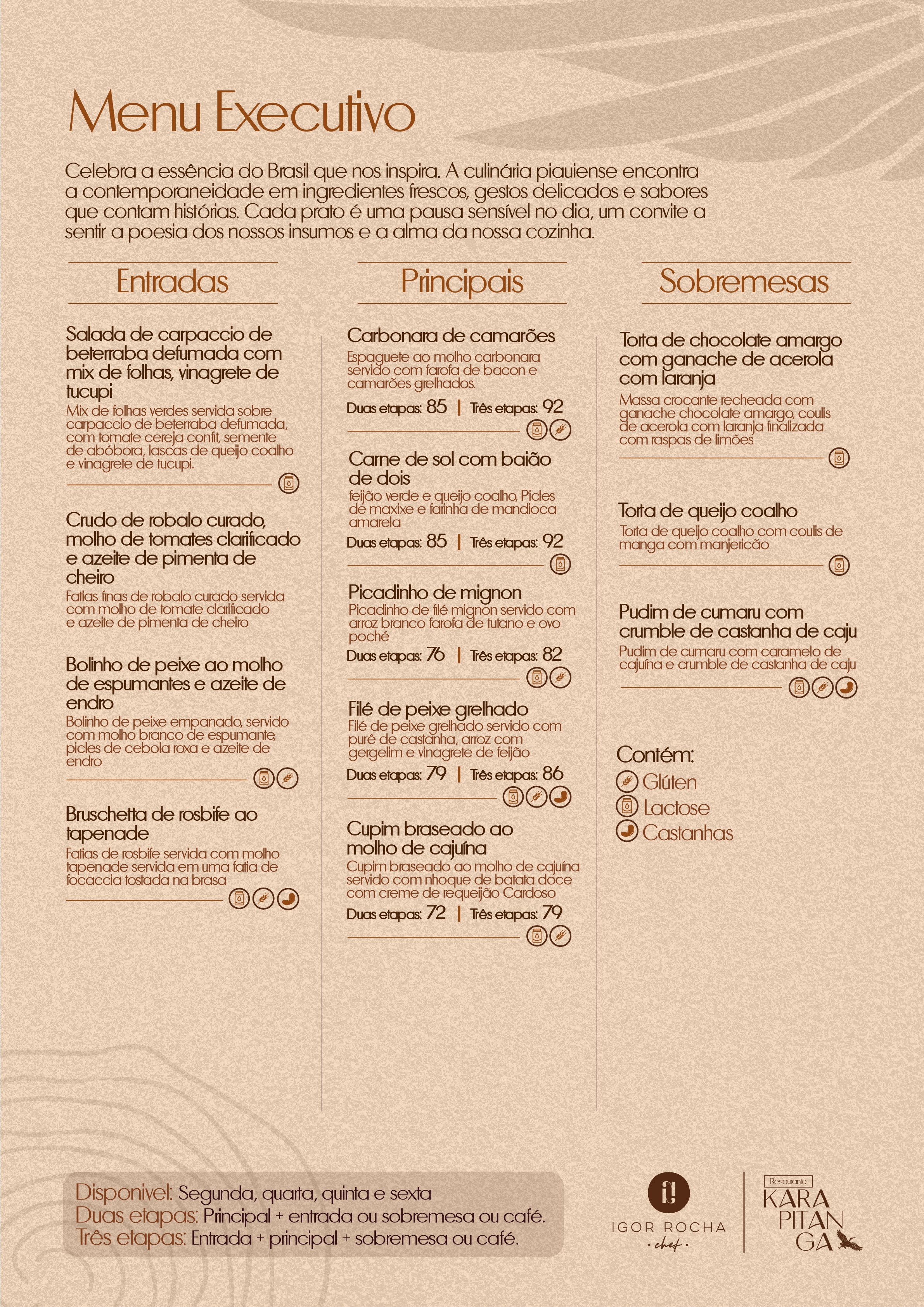 Cardápio 2